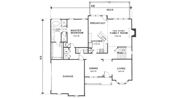 main floor house blueprint