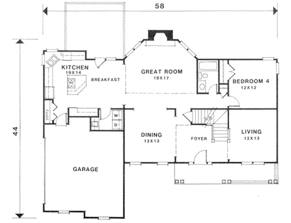 main floor house blueprint
