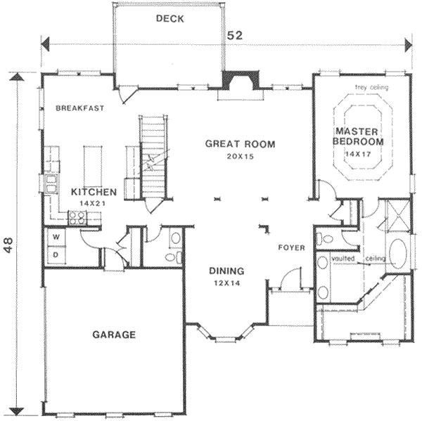 main floor house blueprint