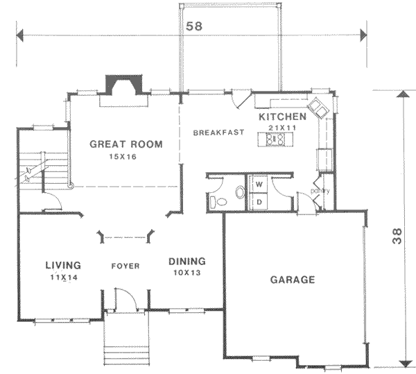 main floor house blueprint