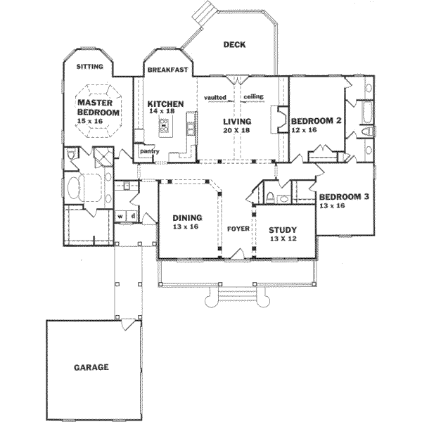 main floor house blueprint