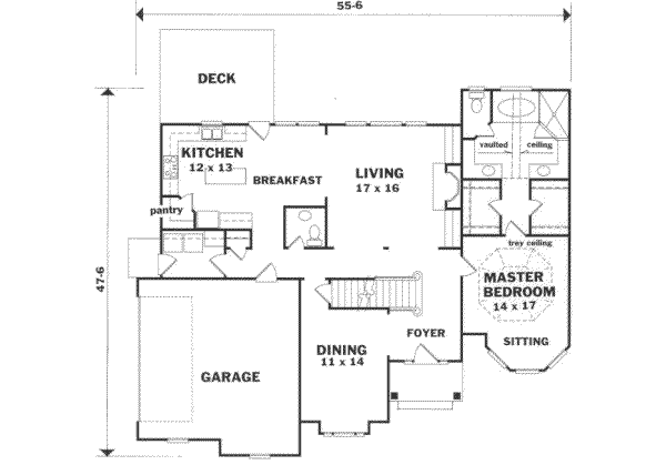 main floor house blueprint