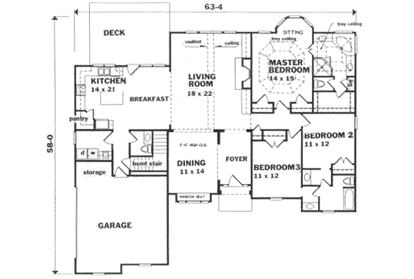main floor house blueprint