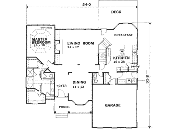 main floor house blueprint