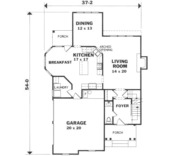 main floor house blueprint