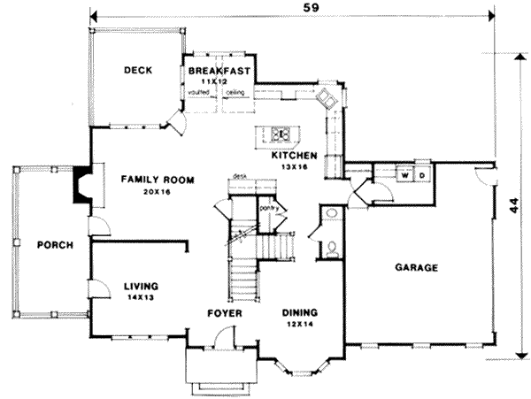 main floor house blueprint