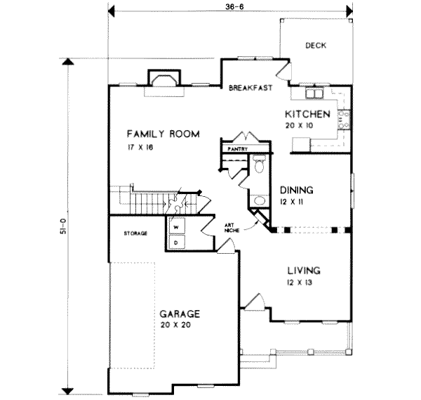 main floor house blueprint