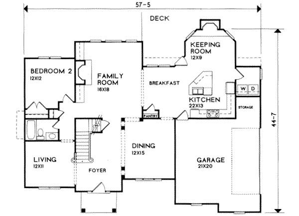 main floor house blueprint