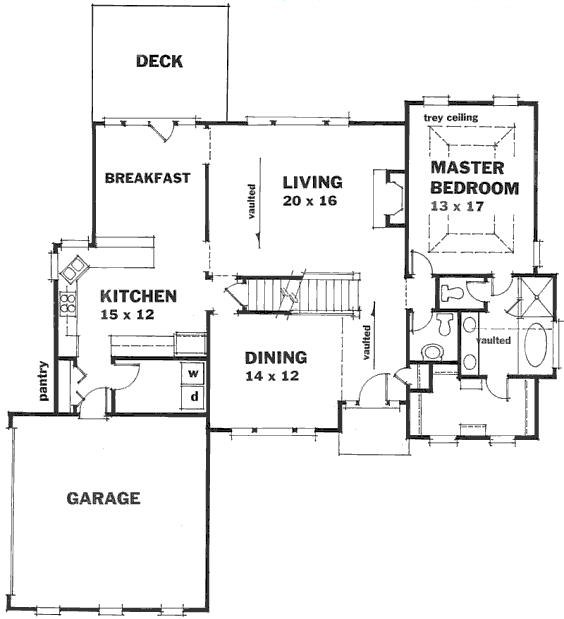 main floor house blueprint