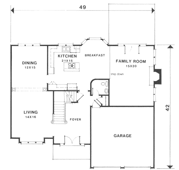 main floor house blueprint