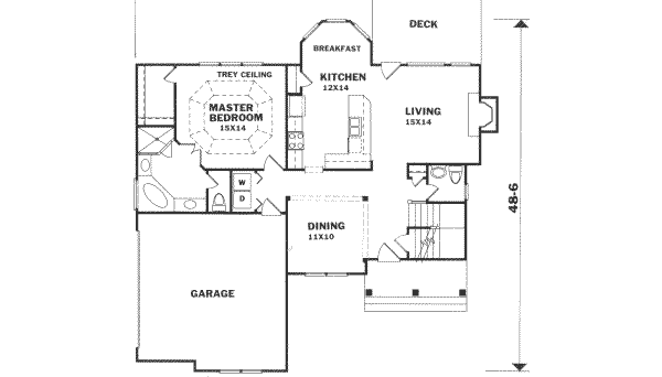 main floor house blueprint