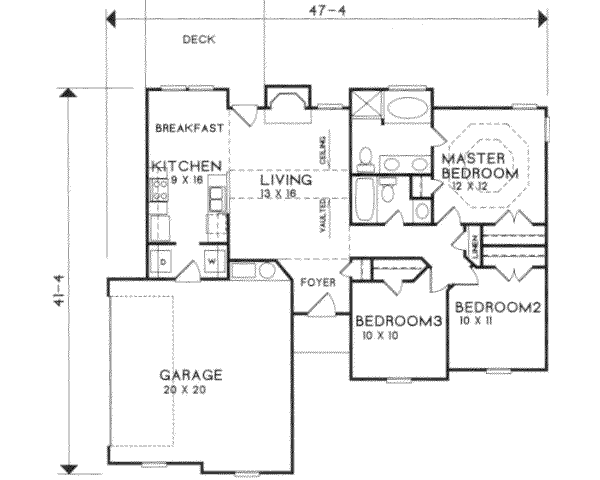 main floor house blueprint