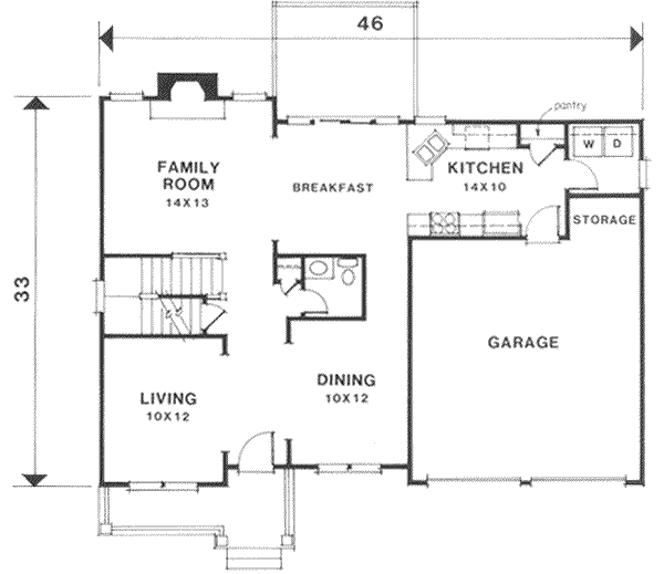 main floor house blueprint
