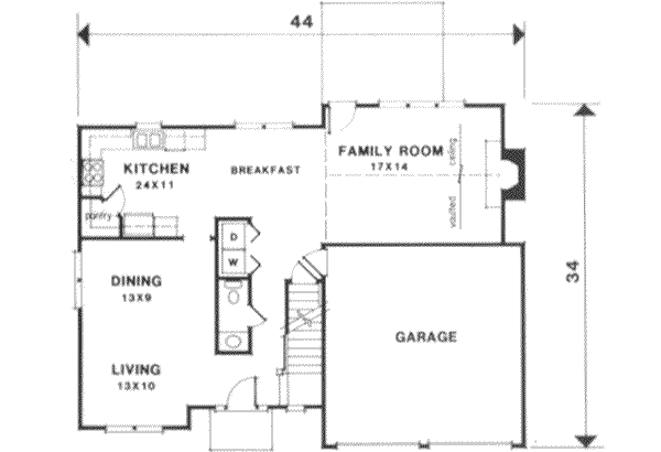 main floor house blueprint