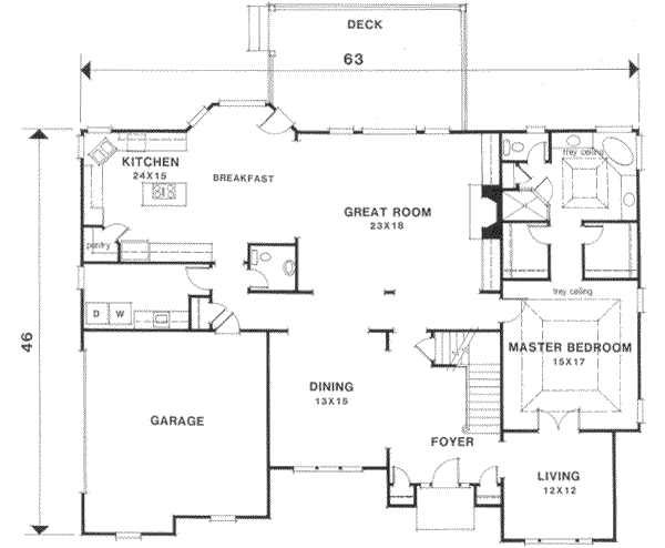 main floor house blueprint