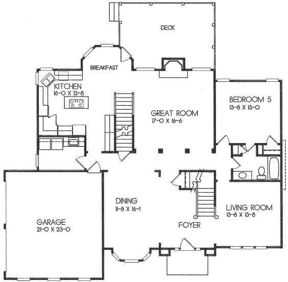 main floor house blueprint