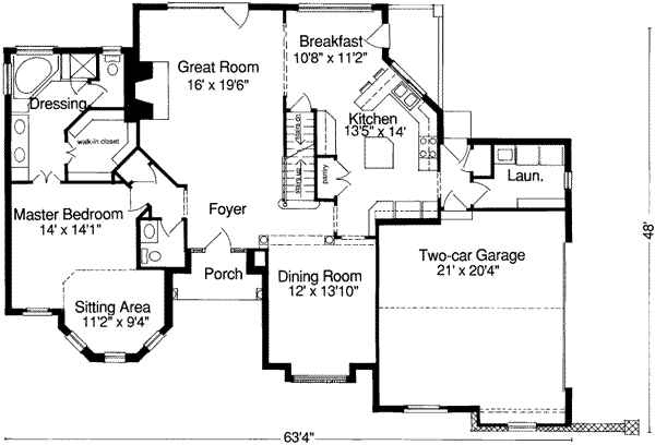 main floor house blueprint
