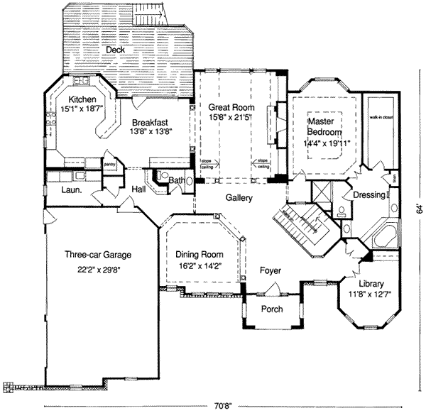 main floor house blueprint