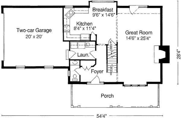 main floor house blueprint