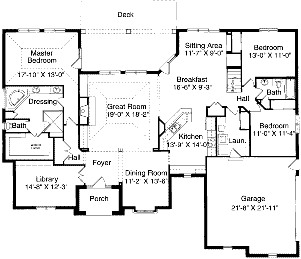 main floor house blueprint