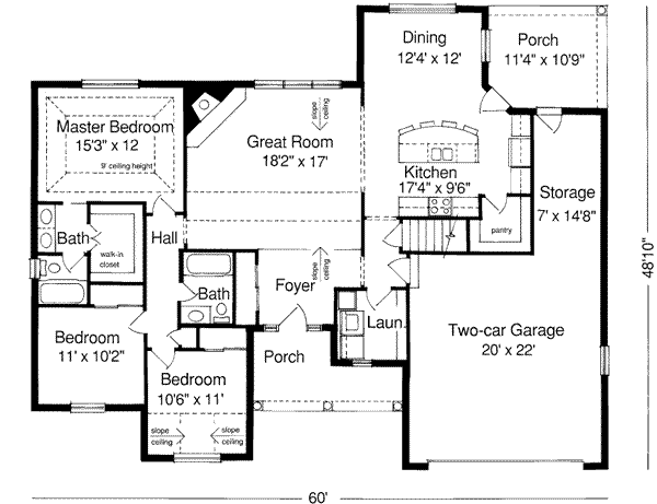 main floor house blueprint