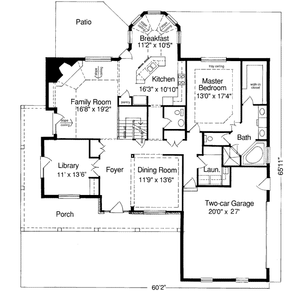 main floor house blueprint