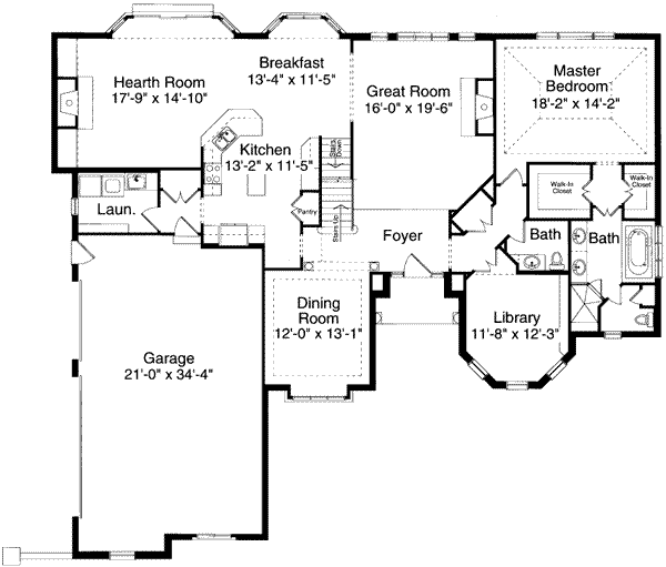 main floor house blueprint