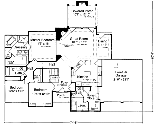 main floor house blueprint