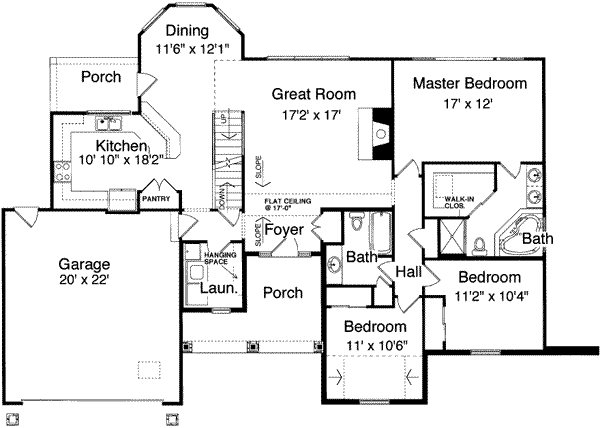 main floor house blueprint