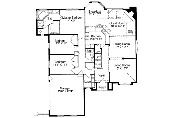 main floor house blueprint