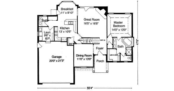 main floor house blueprint