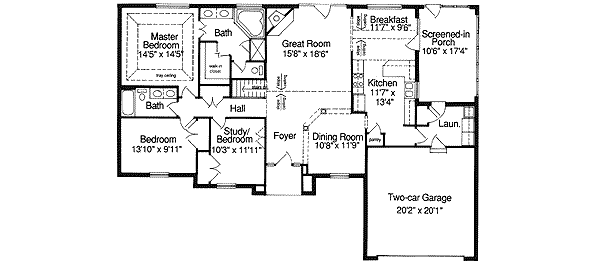 main floor house blueprint