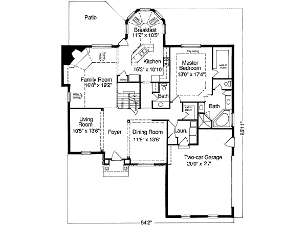 main floor house blueprint
