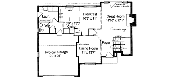 main floor house blueprint