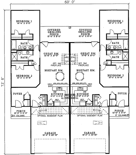 main floor house blueprint