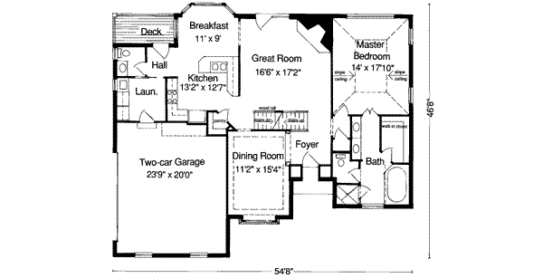 main floor house blueprint