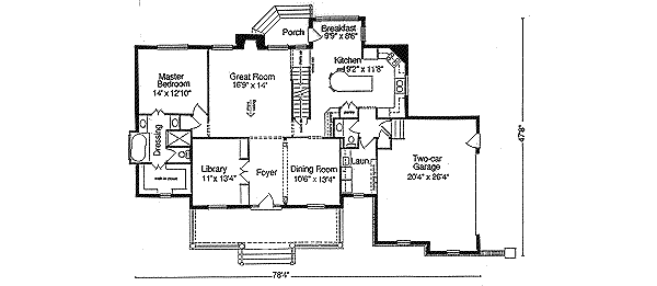main floor house blueprint