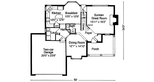 main floor house blueprint