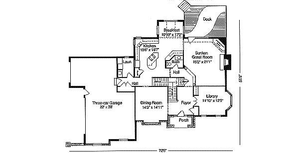 main floor house blueprint