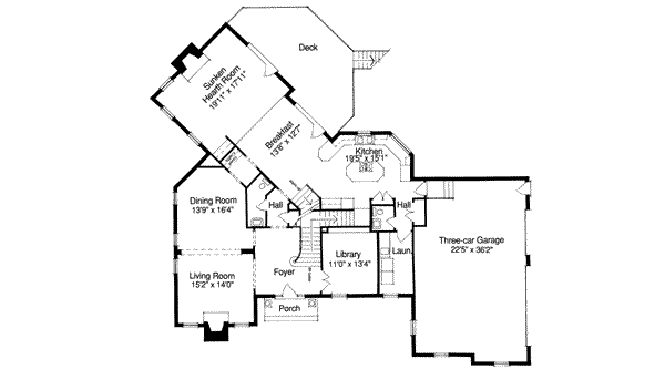 main floor house blueprint