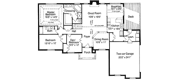 main floor house blueprint