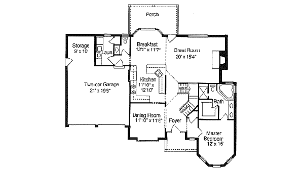main floor house blueprint