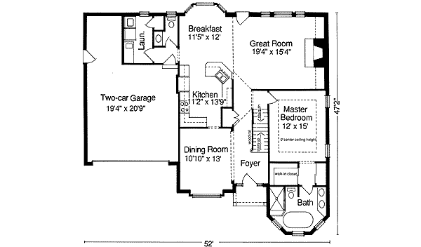 main floor house blueprint