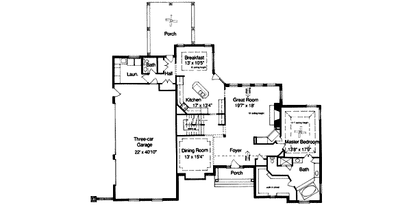 main floor house blueprint