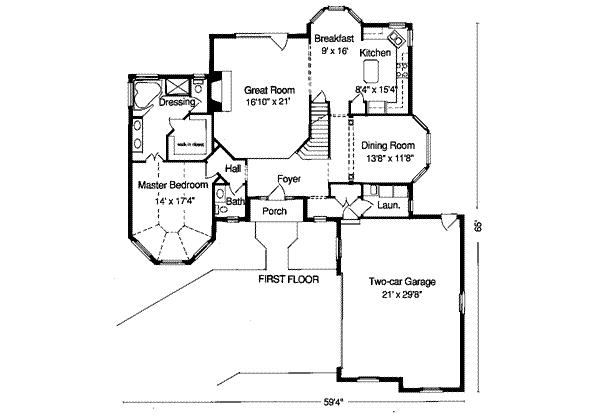 main floor house blueprint