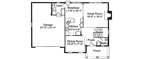 main floor house blueprint