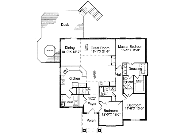 main floor house blueprint