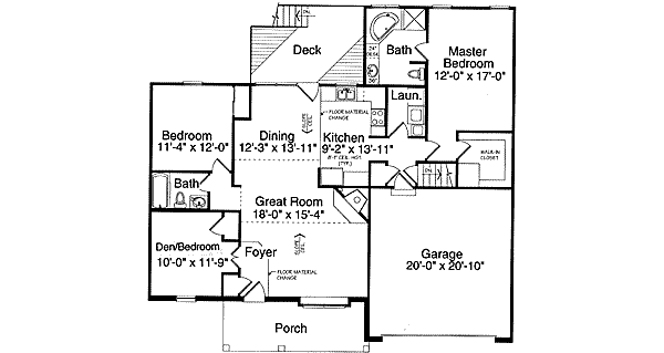 main floor house blueprint