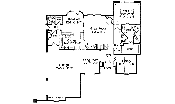 main floor house blueprint