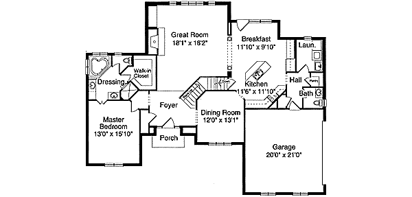 main floor house blueprint